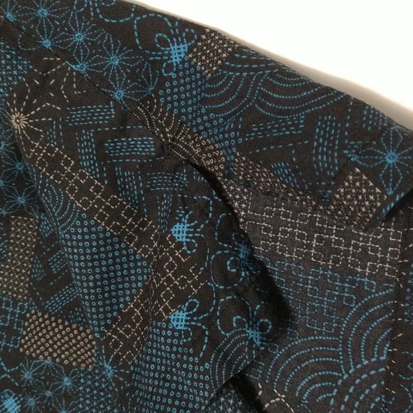 Tori Richard Men's Short Sleeve Button Down Shirt w/Pocket Size S # M-135 - Picture 6 of 11